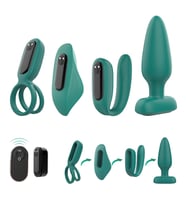 Love Kumandalı Çiftlere Özel 4 Parça Vibratör Seti