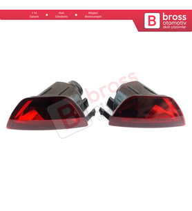 Renault Megane 3 4/5 Kapı için Arka Tampon Sis Far Seti 265850009R, 265600010R