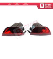 Renault Megane 3 4/5 Kapı için Arka Tampon Sis Far Seti 265850009R, 265600010R