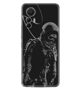 Xiaomi 12 Lite Kılıf Silikon Desen Özel Seri İskelet Astronot 1613