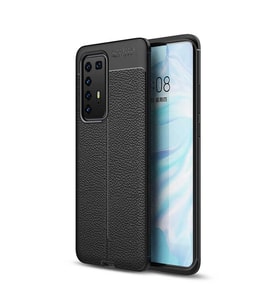 Lexroo Huawei P40 Pro Kılıf Niss Silikon Kılıf - Siyah