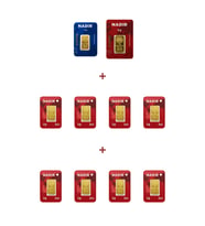 Nadir Gold 24 Ayar 15,5 Gram Altın (1 Ad 5 Gram Altın + 1 Ad 2,5 Gram Altın + 8 Ad 1 Gram Altın )