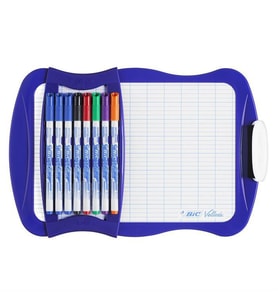 Bic Mini Beyaz Tahta 1218 + 8 Adet Kalem 1721 + Silgi (967444)