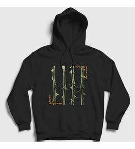 Presmono Unisex Siyah October Rust Type O Negative Kapüşonlu Sweatshirt 437080tt