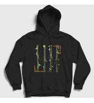 Presmono Unisex Siyah October Rust Type O Negative Kapüşonlu Sweatshirt 437080tt