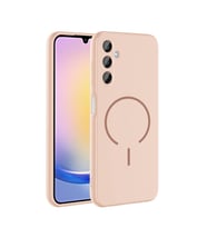 Samsung Galaxy A25 Uyumlu Kılıf M-safe Şarj Özellikli Zore Meta Kapak