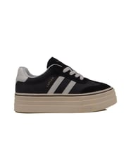 LUFİAN ANGELA KADIN YÜKSEK TABAN SİYAH SNEAKER AYAKKABI 121230025