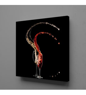 İÇKİLERİN SIÇRAMALARI KANVAS TABLO 180x180cm