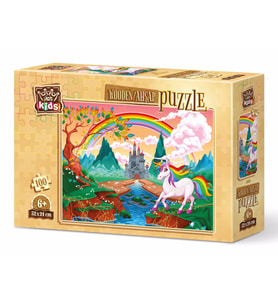 Art Kids Gökkuşağı Pony 100 Parça Ahşap Puzzle