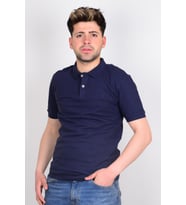 Lee L211810410 Lacivert Polo Yaka Erkek T-shirt