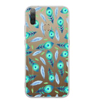 PrintiFy General Mobile GM 10 ile Uyumlu Nazar Boncuğu 3  Kamera Korumalı Şeffaf Silikon Kılıf