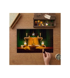 Şükran Masası - Şükran Günü Tasarımı 240 parça Ahşap Puzzle Ahşap Kutuda MP04207