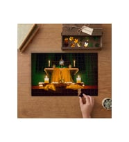 Şükran Masası - Şükran Günü Tasarımı 240 parça Ahşap Puzzle Ahşap Kutuda MP04207