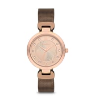 RODER 7250 ROSEGOLD KLASİK BAYAN KOL SAATİ - KAHVERENGİ - TEK BEDEN (Kahverengi)