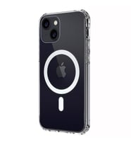 Vendas iPhone 14 Uyumlu (iPhone 14) Tacsafe Wireless Destekli Hard Silikon Kılıf (Renksiz)