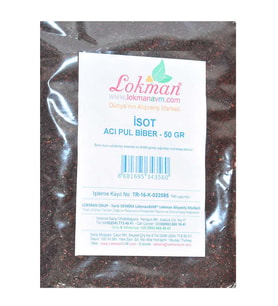 İsot Acı Pul Biber 50 Gr Paket