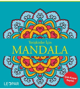Yetişkinler İçin Mandala - Mavi