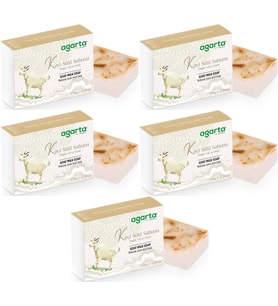 Agarta El Yapımı Doğal Sabun 150GR Keçi Sütü (5 Li Set)