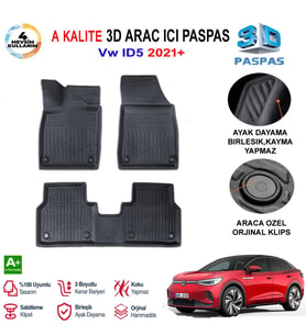 Vw ID5 3D Paspas Havuzlu Pro 2021 Sonrası