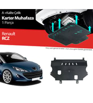 Peugeot RCZ Çelik Karter Muhafaza Koruma 2010 2011 2012 2013