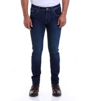 Hatemoğlu Lacivert Slim Fit Düz Düşük Bel Kot Pantolon