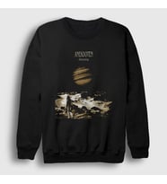Presmono Unisex Siyah Gravity Müzik Anekdoten Sweatshirt 509091tt