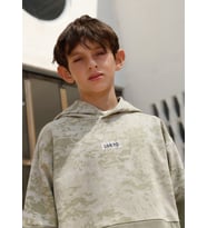 Mayoral Erkek Çocuk Kapşonlu Sweatshirt Yeşil