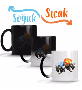 Bruxa do Zelda Sihirli Kupa Bardak Porselen