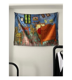 The Bedroom - Vincent Van Gogh Duvar Örtüsü - Wall Tapestry I 70 x 100 cm (Karışık)