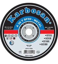Karbosan 180 x 3  Metal Kesme Taşı 25 Adet