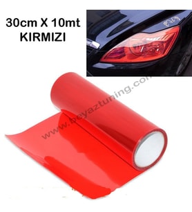 Far - Stop Filmi 30cm X 10mt Kırmızı