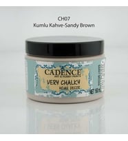 Cadence Very Chalky Home Decor Mobilya Boyası 150 ml. CH-07 KUMLU KAHVE 