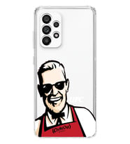 Samsung Galaxy A72 Uyumlu Conor Mcgregor UFC Tasarımlı Şeffaf Telefon Kılıfı