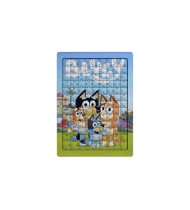 Ghostbastır Design Bluey 99 Parça Ayaklı Puzzle – Dekoratif Çocuk Yapbozu 0127