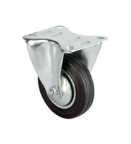 Servis Tekeri - Tablalı Siyah Sabit - Çap 80 mm TG-V 5089