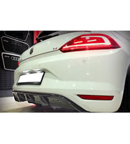 Vw Scirocco Mk3 Makyajlı Sport Difüzör Piano Black Sol Çift Egzoz Çıkışlı 2014 2015 2016 2017