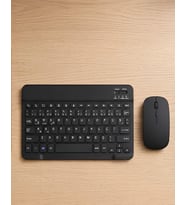 Sessiz Tuşlu Kablosuz Klavye Mouse Seti Çoklu Cihaz Uyumlu