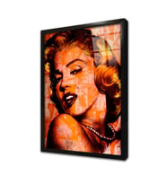 Marilyn Monroe Çerçeveli Cam Tablo