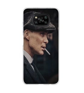 Poco X3 PRO / X3 NFC Uyumlu Thomas Shelby Tasarımlı Şeffaf Telefon Kılıfı
