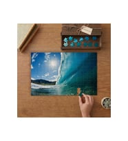 Surf - Dalga - Deniz Tasarımı 240 parça Ahşap Puzzle Ahşap Kutuda MP07964