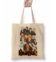 Haikyuu Karasuno Hinata Anime Bez Çanta Uzun Saplı