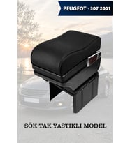 peugeot 307 2001 kol dayama Lüks Yastıklı Siyah geniş model Deri