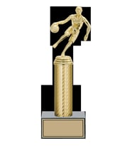 ODAK KUPA - Figürlü Kupalar - Basketbol Kadın Figürlü Kupalar FG-007 A - 29 cm