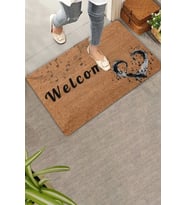 Valerine Life Müzik Aşkı Welcome Kapı Önü Paspası 45x70cm