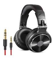 Dinamik Ses kalitesi Tüm 3.5mm Jack veya 6.35mm Jack Girişli Cihazlar İçin Uyumlu Kablolu Kulaklık (Siyah)