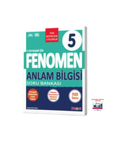 Fenomen Yayıncılık 2025-2026 5. Sınıf Anlam Bilgisi Soru Bankası %100 Başarı İçin Yeni Müfredat Video Çözüm (Çok Renkli)