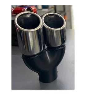 76 Mm Içi Boş Sağ Çıkışlı Egzoz Ucu
