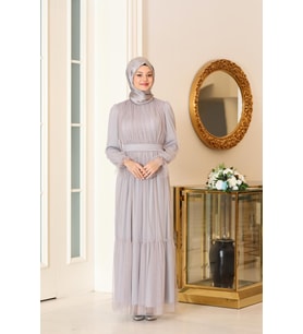 Eftelya Abiye Gri SN90