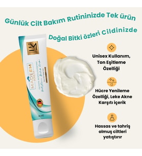Unisex Antioksidan Centella Asiatica Madeem Günlük Cilt Bakım 40 Ml Krem