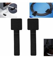 Sunup SN-29138 Siyahyapışkanlı 10'Lu Kablo Düzenleyici